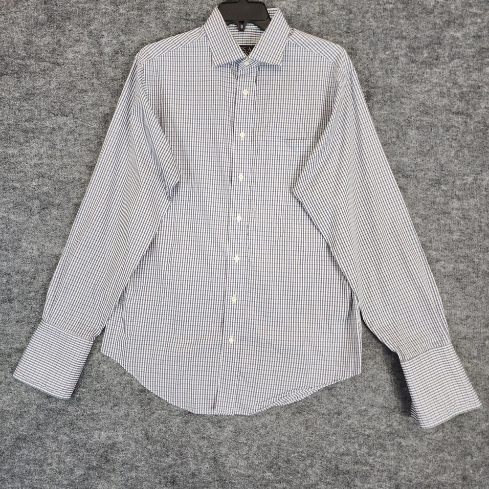 Jos. A Bank Executive Collection Tailored Fit French Cuff Striped Shirt 16-35‎